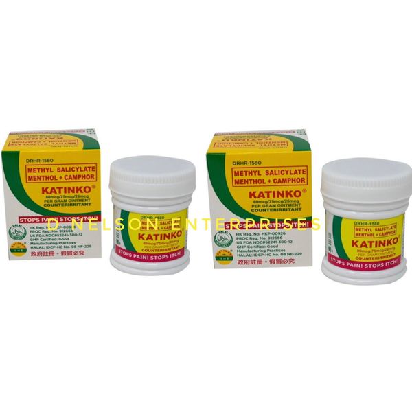 2 JARS KATINKO OINTMENT (STOP PAIN & STOP ITCH) 30G Each