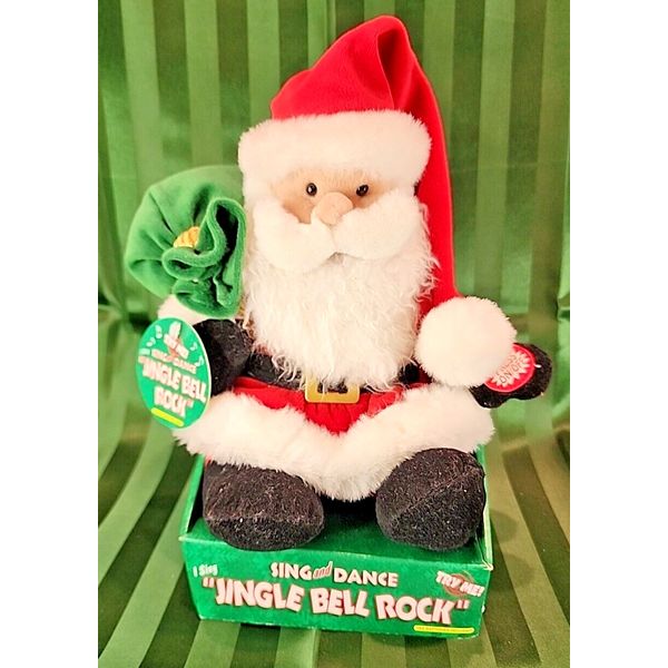 Dan Dee Christmas Santa Sing & Dance Jingle Bell Rock New Old Stock! Video!