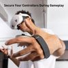 PRISMXR Controller Grips Compatible with Meta/Oculus Quest 3S/ Quest 3, Adjustable Soft Microfiber Strap, Designed Specifically for Carina D1/D1S/D1S Lite
