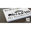 Customized Nativity Scene Christmas Sign Personalized Wood