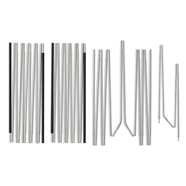 Coleman 2000039249 Aluminum Pole Set LX Silver ‎One Size