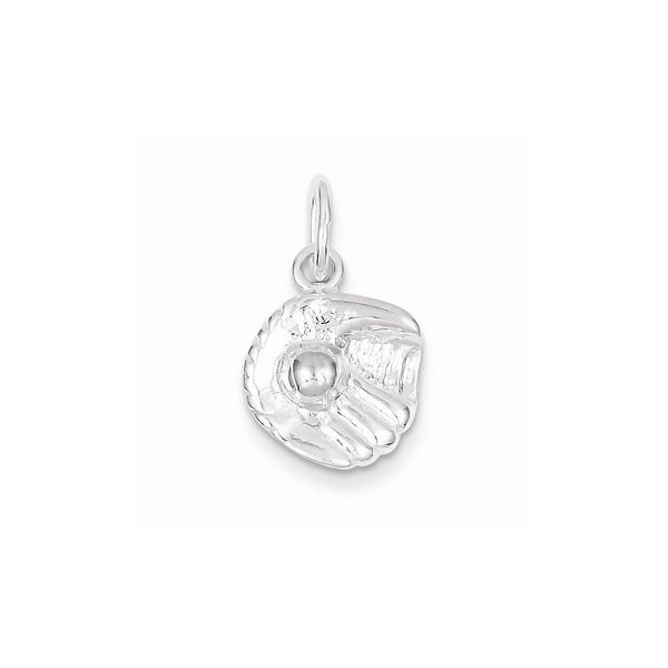 Goldia Sterling Silver Baseball Glove Charm