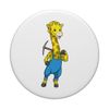 Giraffe Mining Miner Pickaxe PopSockets Swappable PopGrip