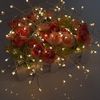 8' Fairy Light Garland LED Cluster Lights 8 Twinkling Modes Remote with Timer