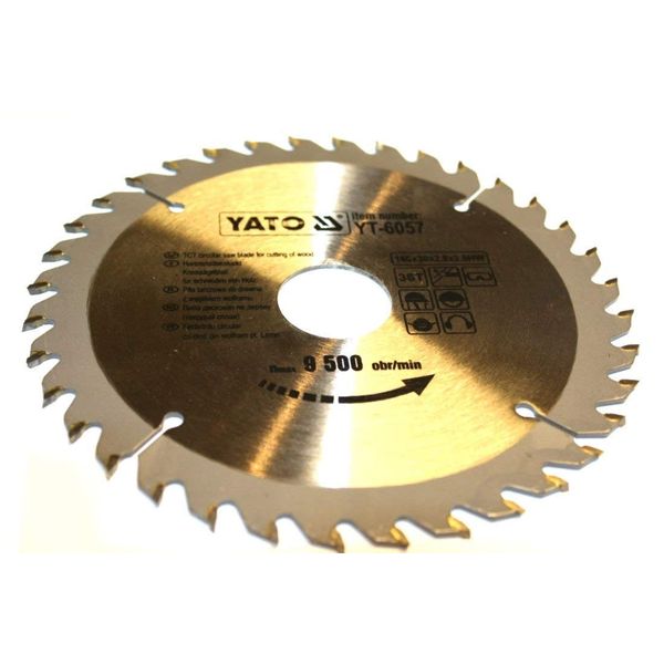 Yato yt-6057 – TCT Wood Blade 160 x 36 x 30 mm