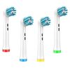 Toothbrush Heads for Oral B Braun Replacement Heads, Professional Electric Toothbrush Heads, Precision Clean Brush Heads Refill Compatible with Oral-B 8000/Pro 9600/1000/ 3000/5000/7000 (EB50XA)