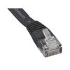 Cable Leader Cat5e UTP Flat Ethernet Network Patch Cable (10 Foot (1 Pack), Black)