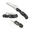 Spyderco Rescue 3 Lightweight Knife with Pocket PAL Manual Knife Sharpener