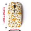 2.4G Wireless Mouse with Cute Pattern Design for All Laptops and Desktops with Nano Receiver - Pattern Cartoon Giraffe