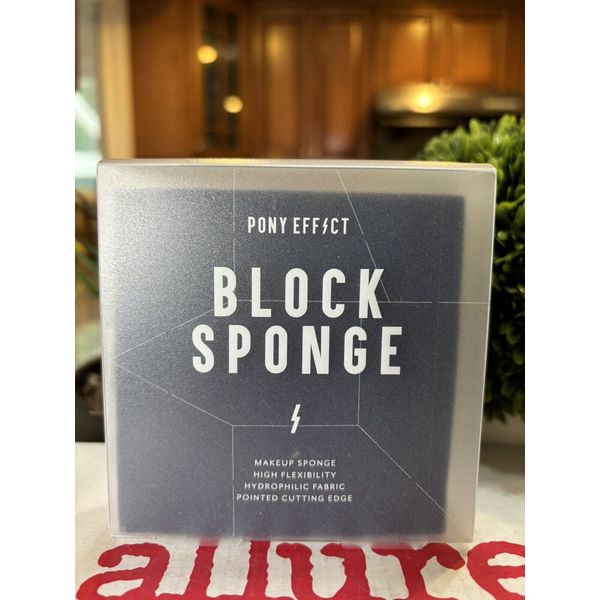 PONY EFFECT BLOCK SPONGE FOUNDATION BLENDING SPONGE MAKEUP BLENDER WET DRY NEW