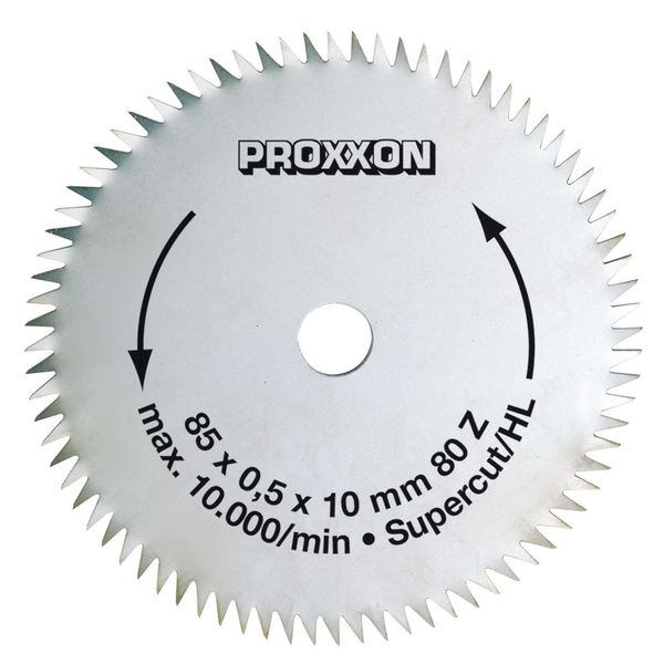 Proxxon 28731 Super Cut Circular Saw Blade 85 mm 80 Teeth