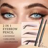 long lasting and waterproof Triangle eyebrow Pencil With Brush (Light Brown)