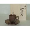 備前焼 Coffee Set (桟切) with Spoon [Coffee Set Coffee Cup Coffee Bowl Dish]