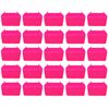 JSP Manufacturing Small Plastic Florescent Pink Pegboard Storage/Part Bins (25)
