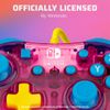 PDP Rock Candy Wired Gaming Switch Pro Controller - Official License Nintendo - OLED / Lite Compatible - Compact, Durable Travel Controller - Peach