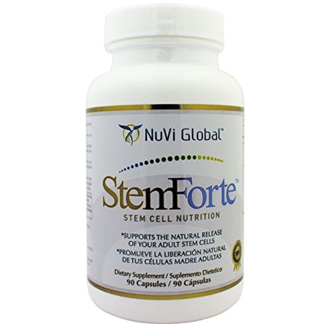 Stemforte Stem Cell Supplements - Anti Aging Supplement Stem Cell Nutrition to Promote Cellular Regeneration and Repair, Regenerate Old & Damage Cells for Vitality and Overall Well-being (90 Capsules)