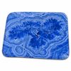 Dish Drying Mat - Luxury Blue Marble Agate Gem Mineral Stone Pattern