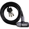 Nikko N642W-1500 Bicycle Key Wire Lock Black