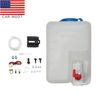 Universal UTV 12V Windshield Washer Pump Bottle Tank Wiper System Reservoir Kit