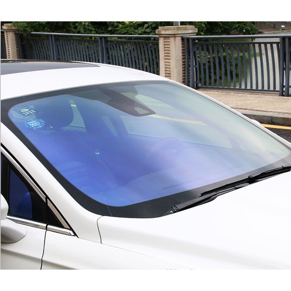 Chameleon Window Film - Front Windshield Precut for your Vehicle / OCEAN BLUE