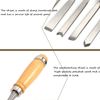 12Pcs Wood Carving Tools, Woodworking Carpentry Gouges Hand Chisel Tool with Storage Pouch for Beginners Hobbyists Professionals