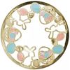 Bunnies Eggs Illuma Lid Jar Topper Yankee Candle Easter pink blue spring rabbit