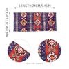 Fashband Boho Wide Headbands Elastic Head Wrap Flower Yoga Hair Bands Vintage Headscarfs for Women and Girls (Pack of 3)