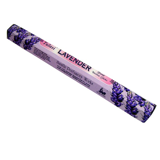 Incense Lavender Incense Stick /TULASI LAVENDER/Incense/Indian Incense/Asian Miscellaneous Goods (Post-mail delivery option available/1 postage fee will be charged for every 6 boxes)