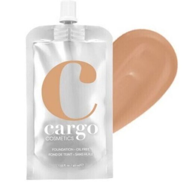 Cargo Cosmetics Oil-Free Foundation ~ F-60 Creamy Cafe au Lait ~ Boxed!