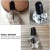 KESYOO Manicure Bottle, Enamel Bottle, Empty Bottle, Small Bottle, 0.2 fl oz (5 ml), Refill, Handmade Cosmetics, Travel Supplies, Glass, Black, Pack of 10