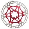 Clarks Cycle Systems CFR-AR05 6-Bolt Floating Disc Brake Rotor, Red, 180mm
