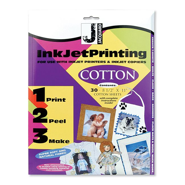 Jacquard Inkjet Cotton 8.5X11 30 Pack