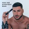 Pacinos Beard Pencil Filler - Water Proof, Long Lasting Coverage & Natural Finish - Beard, Moustache & Eyebrows - Micro-Fork Tip for Seamless Application - Bristle Brush Included (Dark Brown)