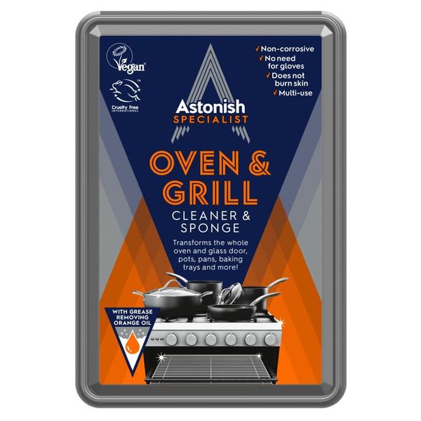 Astonish Premium Edition Oven & Grill Cleaner & Sponge 250g