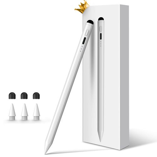 Stylus Pen for iPad 11th/10th/9th/8th/7th/6th Generation, 13 mins Fast Charge Pencil, Palm Rejection, Tilt Sensitivity, Compatible with iPad 2018-2025 A16, Pro 11/12.9/M4, Air 3/4/5/M2/M3, Mini 5/6