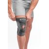 Mueller Comfort Plus Knee Stabilizer, Gray, Medium/Large | Stabilizing Knee Brace