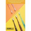 KENT Crystal Compact Action soft Toothbrush, Deep Cleaning Sensitive Teeth & Gum