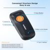 Sumicor Wireless Barcode Scanner, Portable Mini Bluetooth Reader 1D Laser Scanner with Battery Level Indicator Small UPC Bar Code Scanner for Library Inventory