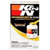 K&N Oil Filter OIL FILTER; AUTOMOTIVE