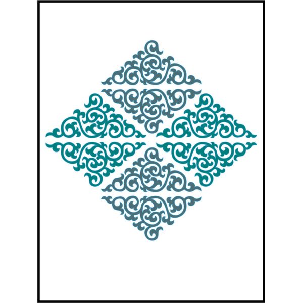 INDIGOS UG Fliesenaufkleber Fliesentattoos für Bad & Küche - Fliesenspiegel - für weiße Fliesen empfohlen - Küchenfliesen für einzelne Fliesen 20x25 cm - MD068 - Tribal-Zwilling