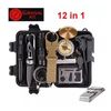 Red Alert 12 in 1 Emergency Survival Tool Safety Kit Includes Compass Knife...