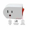 3 Prong Grounded AC Power Wall Tap 1 Outlet w/ ON / OFF Switch Button Lighting