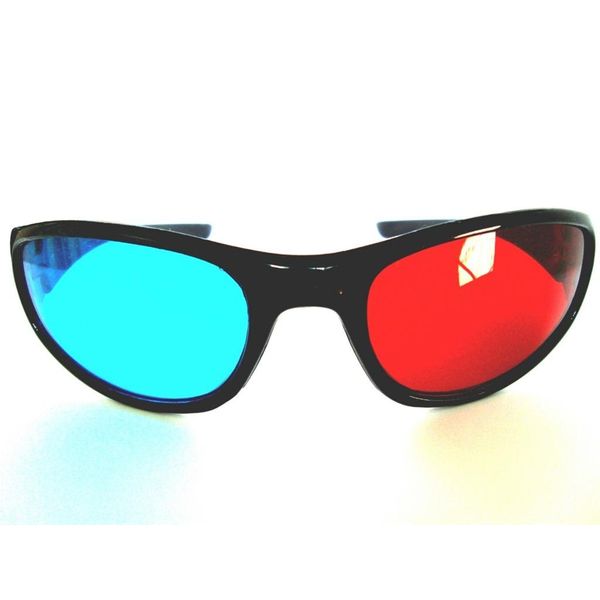 2 Pair 3D Anaglyph Glasses Blue Red Full Frame