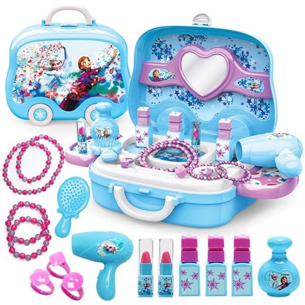 LAS BONITA Kids Makeup Set, Pretend Play Jewel Set (Makeup Set (Frozen)) [Parallel Import]