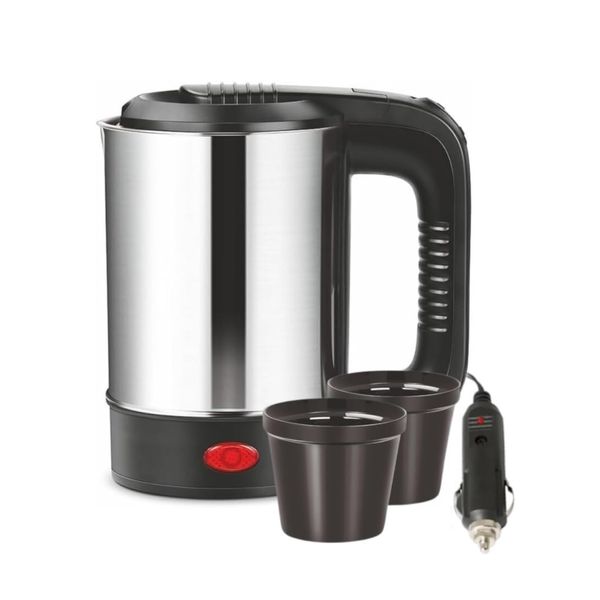 12V Travel Kettle 500ML Car Van Portable Cigarette Lighter