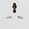 BG EMUNVW Euro Module Universal Unswitched Socket - White