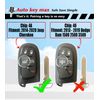 2 Programmable Key fob ,Simple Programmer Tool Compatible for 2014 2015 2016 2017 2018 Jeep Cherokee Smart Keyless Entry Remote Start GQ4-54T 4A Chip