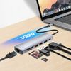Manhattan USB-C PD 7-in-1 4K Docking Station/Multiport Hub