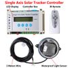 LCD 1KW Solar Tracking Single Axis Sunlight Tracker &14" DC Linear Actuator Kit