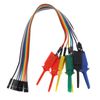 Create idea 10PCS Logic Analyzer Test Hook Clip Grabber Jumper Wires & Interface Pins SOIC IC Test Hook Clip Jumper for Precision Circuit Testing/Power Supply Testing
